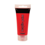 Red Acrylic Paint 75ml 